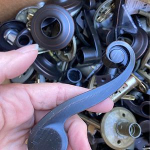 Kwik Set Ventian Bronze Lever Passage Door Hardware 14 Sets used Bulk Lot